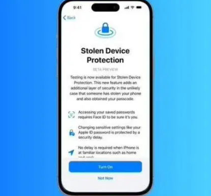 中宁苹果授权维修店分享被盗设备保护功能开启方法 